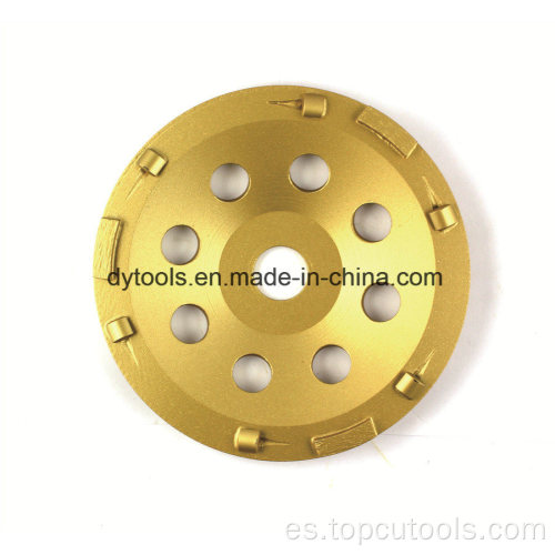 PCD Cup Cup Wheel Diamond Tools Disc para eliminación de pisos epoxi